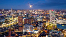 Leeds (pictured) has declared a 'climate emergency' and set a 2030 net-zero target, but is supporting airport expansion 